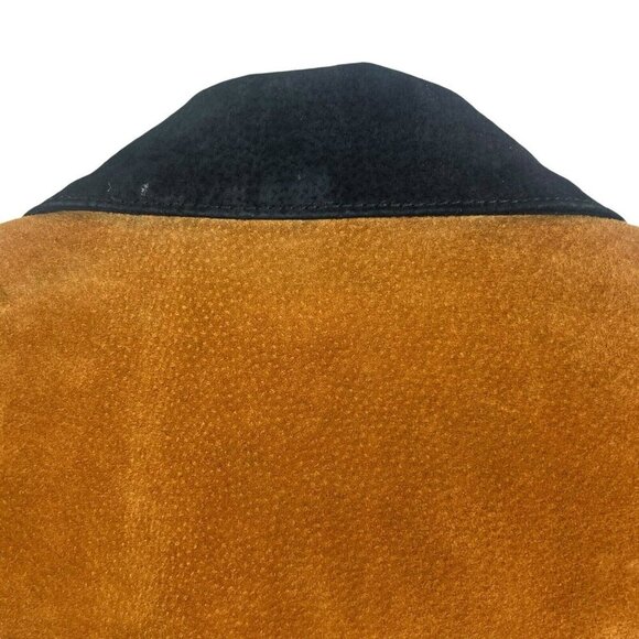 VTG Scully Jacket Womens Sz 10 Black Brown Fringe Suede Leather Jacket Western - Picture 15 of 16